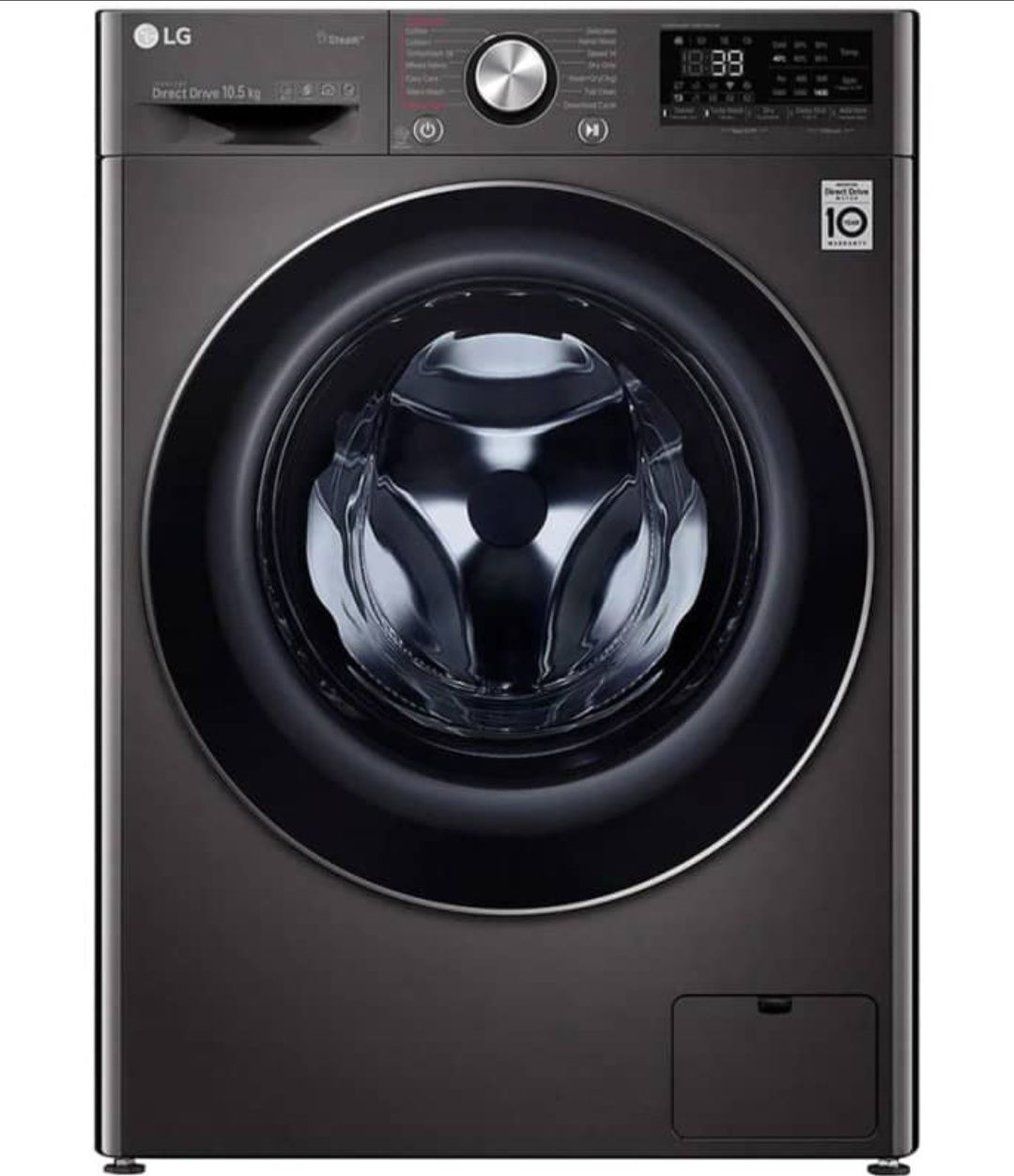 لباسشویی ال جی LG مدل V9 (وی9) ظرفیت 10/5 کیلوگرم ظرفیت خشک کن 7 کیلوگرم، رنگ مشکی